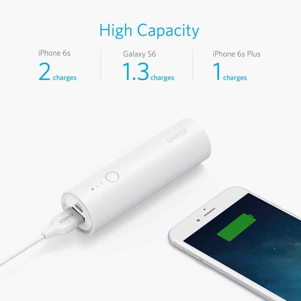 White - PowerCore 5000